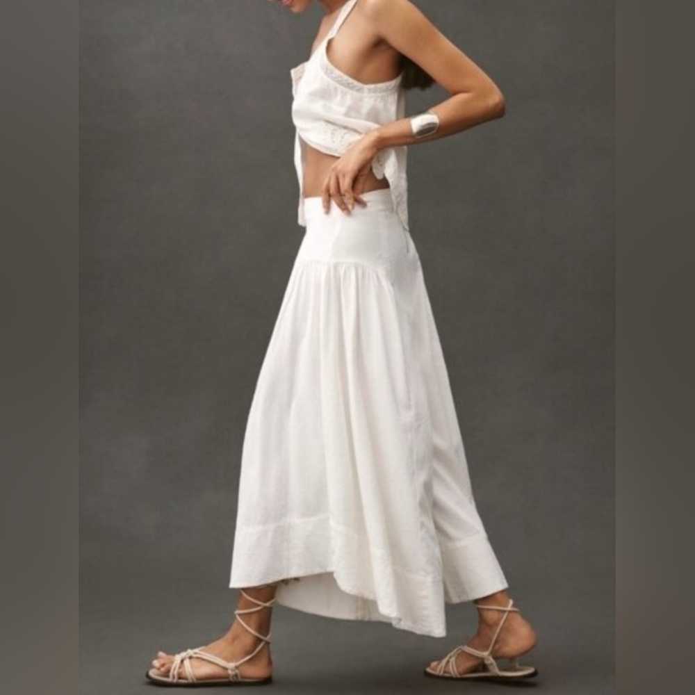 Anthropologie Linen Extended Waist Pants In Size 14! NWT! - Picture 3 of 6